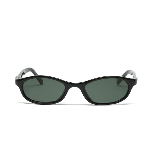 Authentic Vintage 90s Black Small Browline Frame Sunglasses