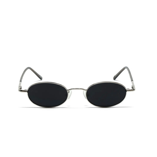 True Vintage 90s SMALL SIZED Silver Oval Deadstock Wire Frame Sunglasses